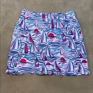T by Talbots 1x skort- Lilly Pulitzer inspired